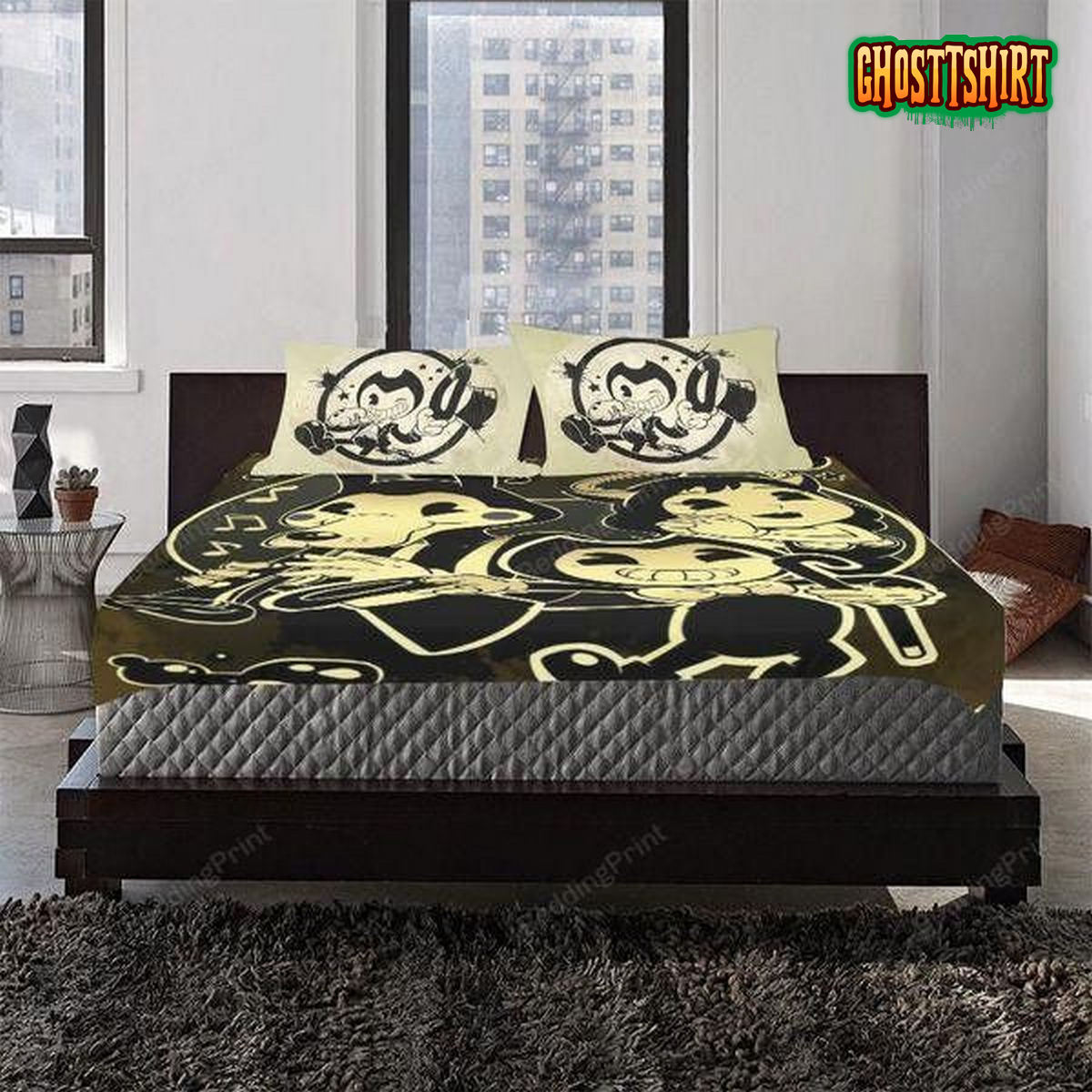 3D Bendy And The Ink Machine Video Game Bedding Set