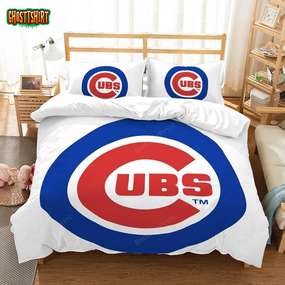 3D Chicago Cubs Et Duvet Cover Bedding Set