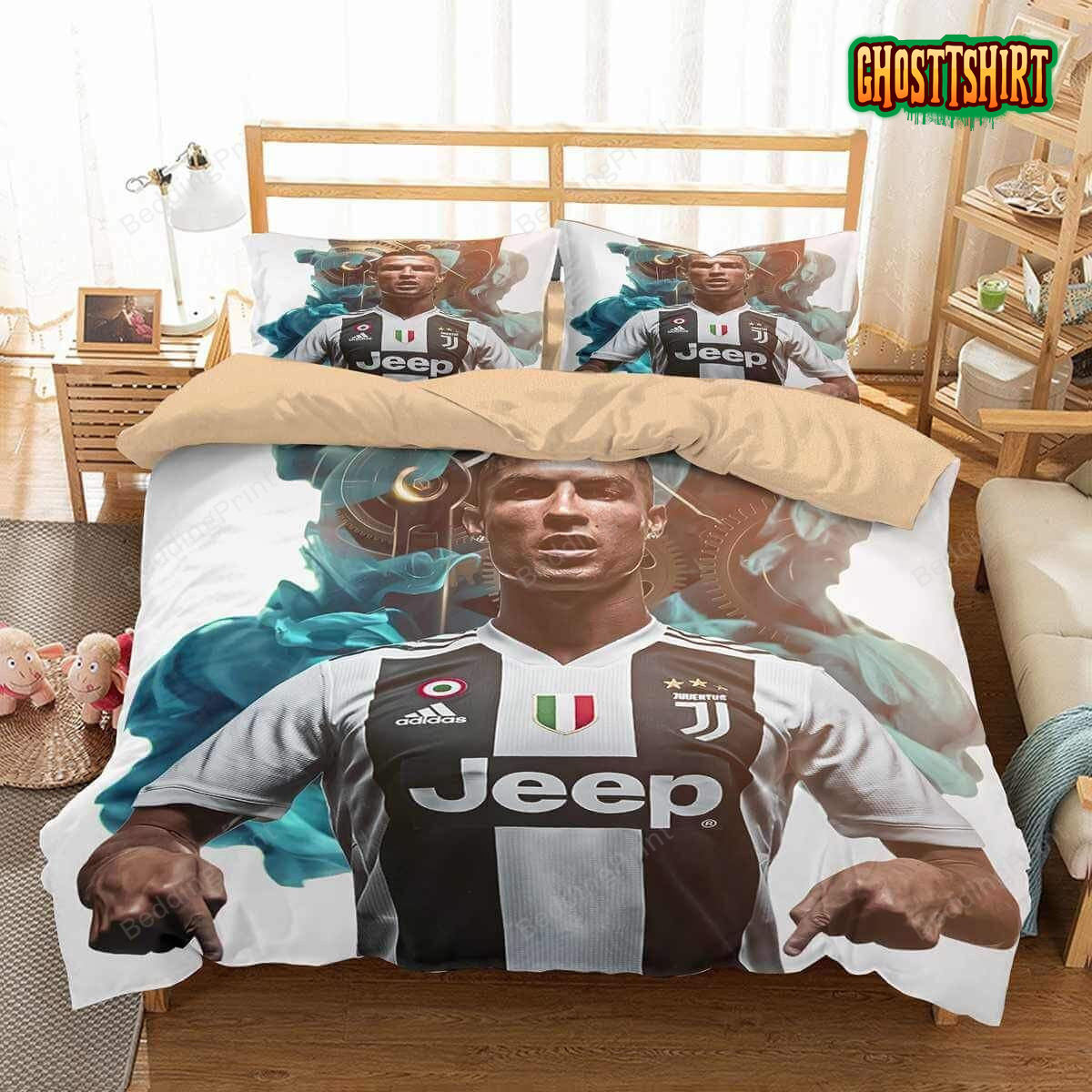 3D Cr7 Juventus Fc Bedding Set