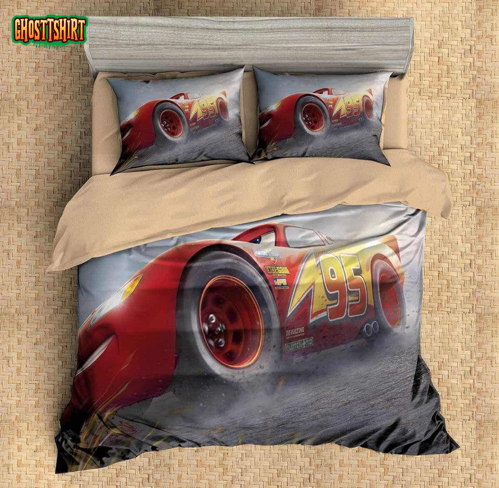 3D Customize Cars 3 Bedding Set