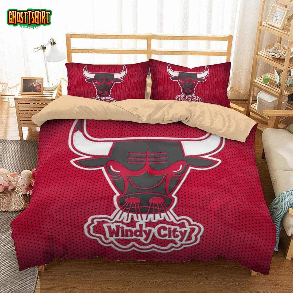 3D Customize Chicago Bulls Bedding Set