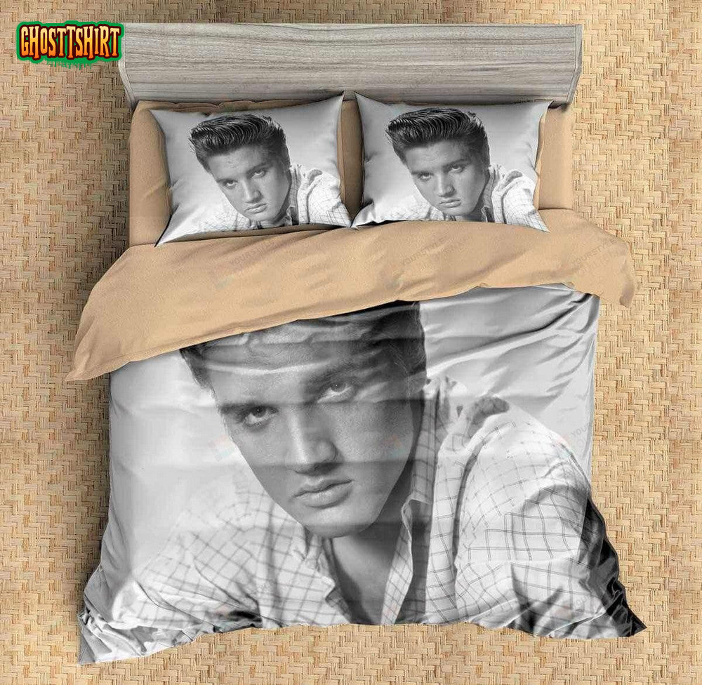 3D Elvis Presley Duvet Cover Bedding Set Ver 1