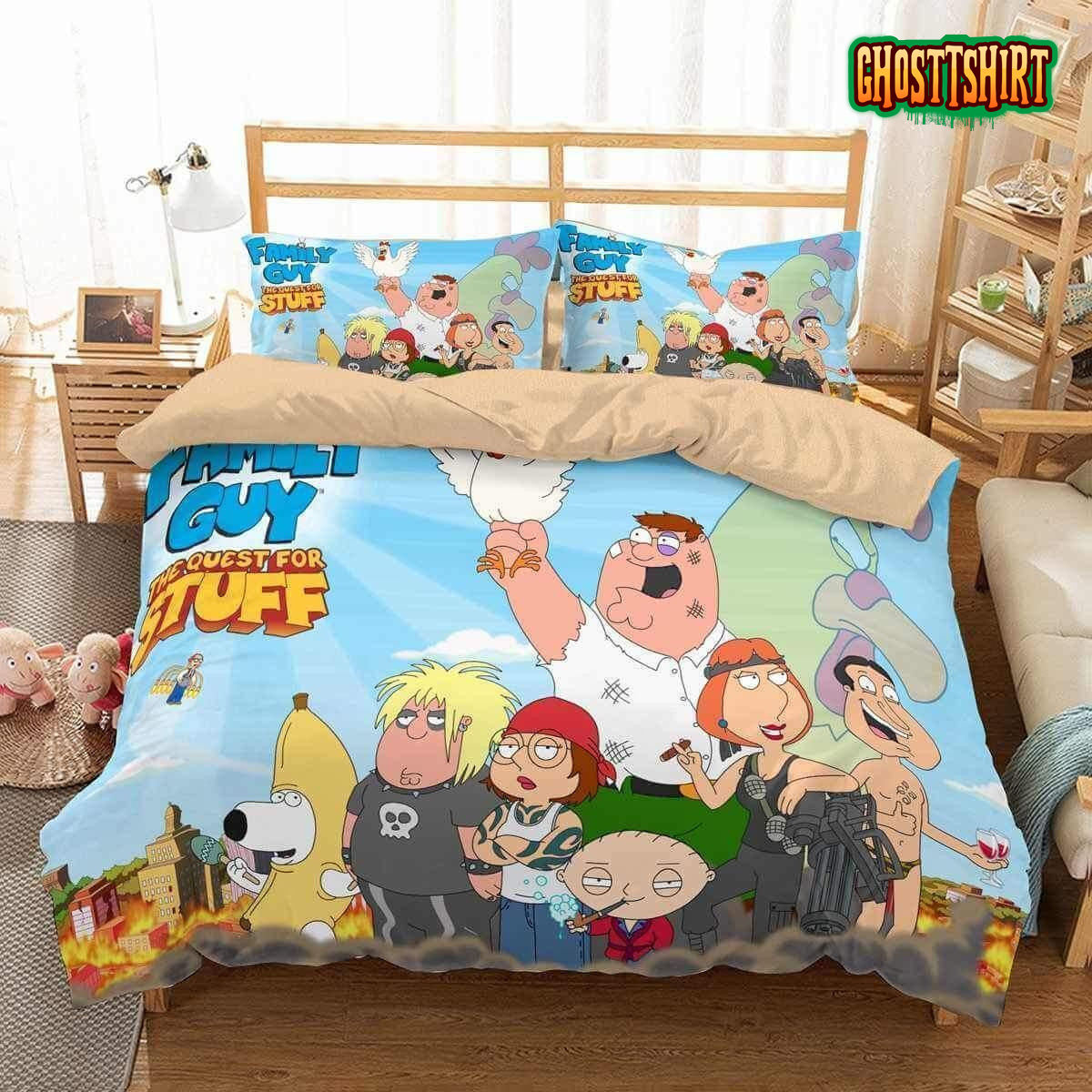 3D Family Guy Duvet Cover Bedding Set
