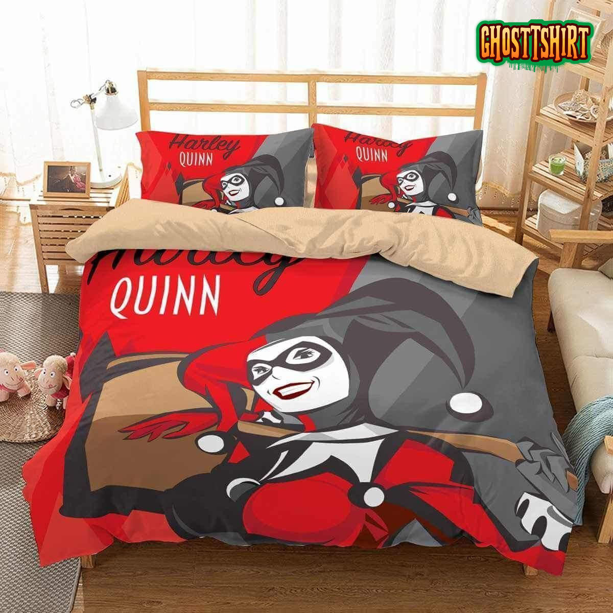 3D Harley Quinn Duvet Cover Bedding Set 3