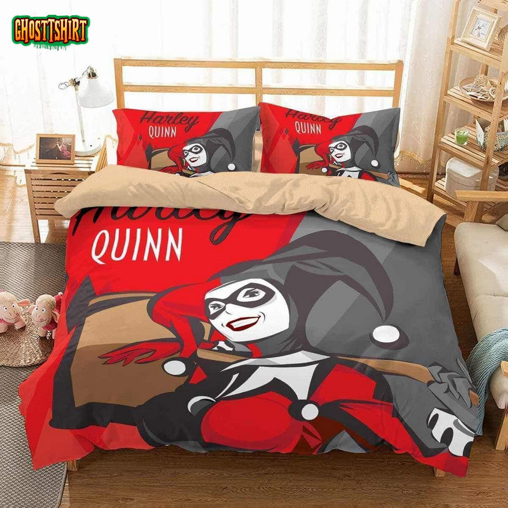 3D Harley Quinn Duvet Cover Bedding Set Ver 1