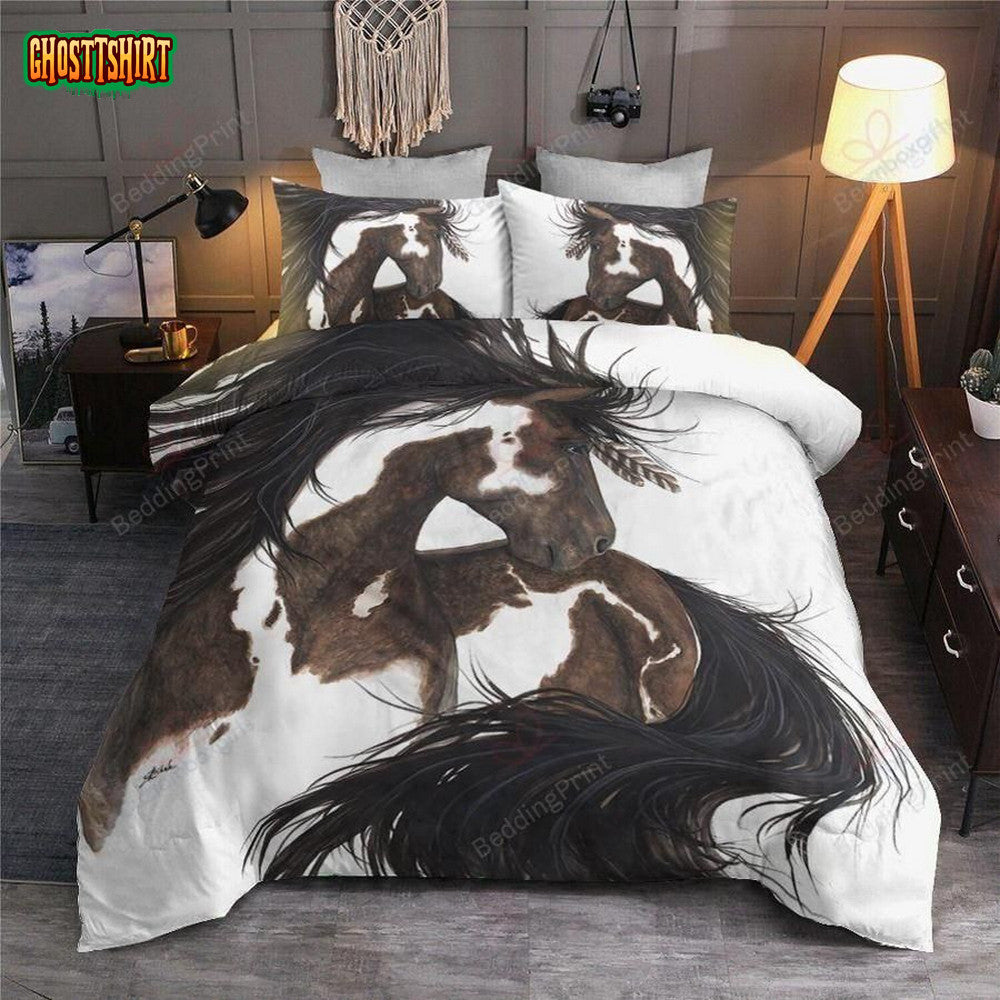 3D Horse Bed Sheets Duvet Cover Bedding Set