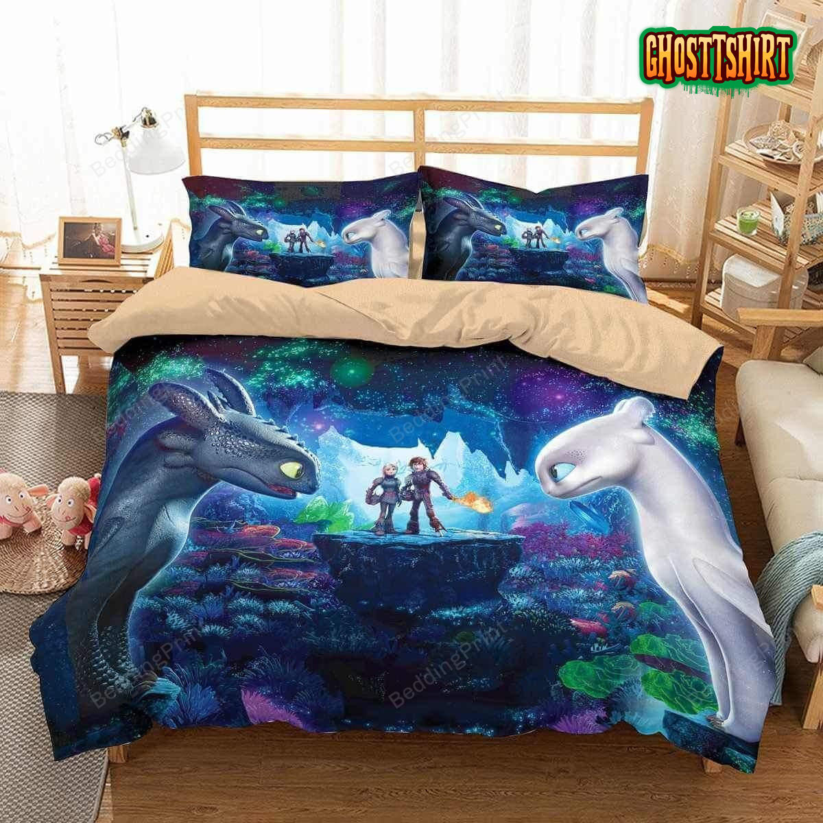 3D How To Train Your Dragon Duvet Cover Bedding Set