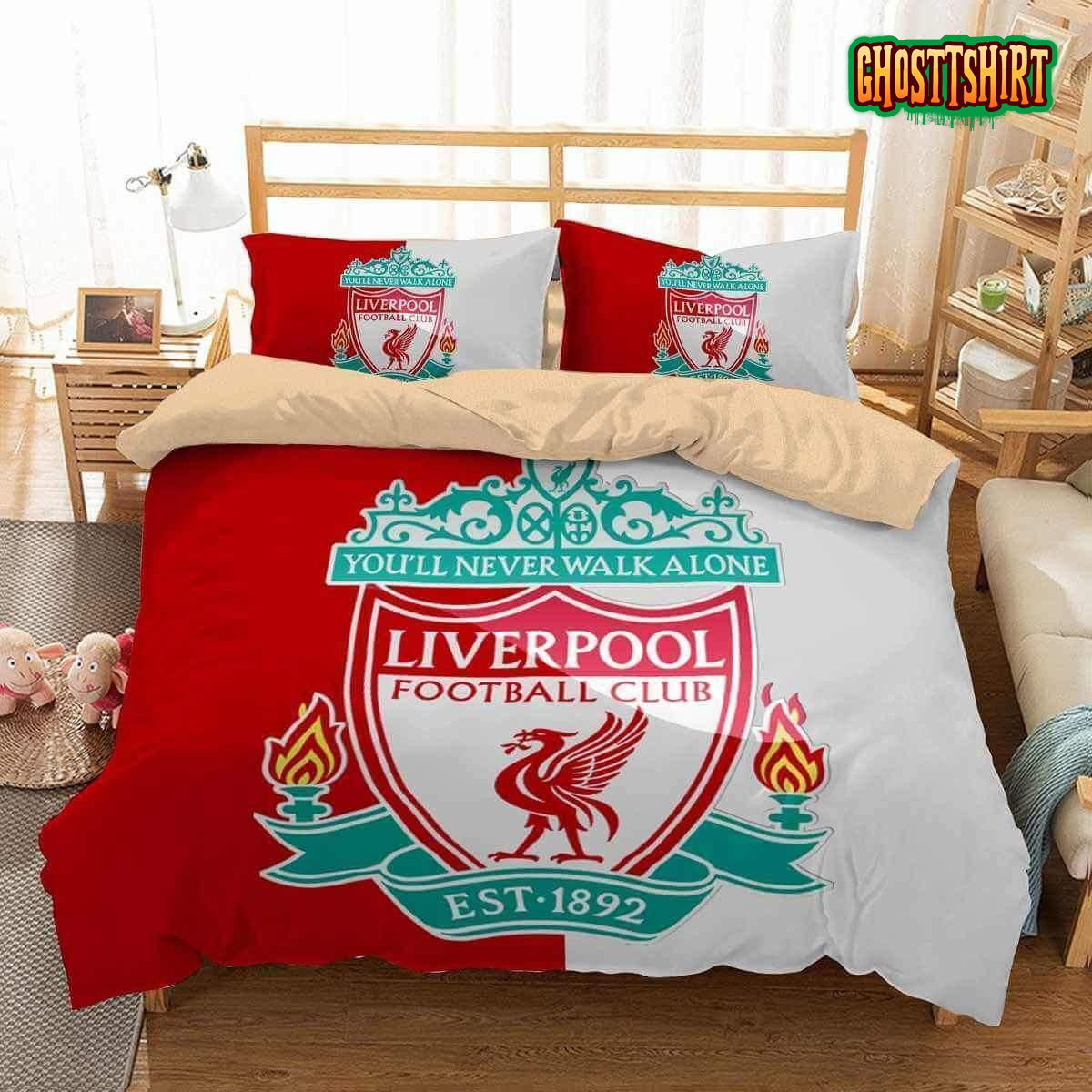 3D Liverpool F.C. Duvet Cover Bedding Set