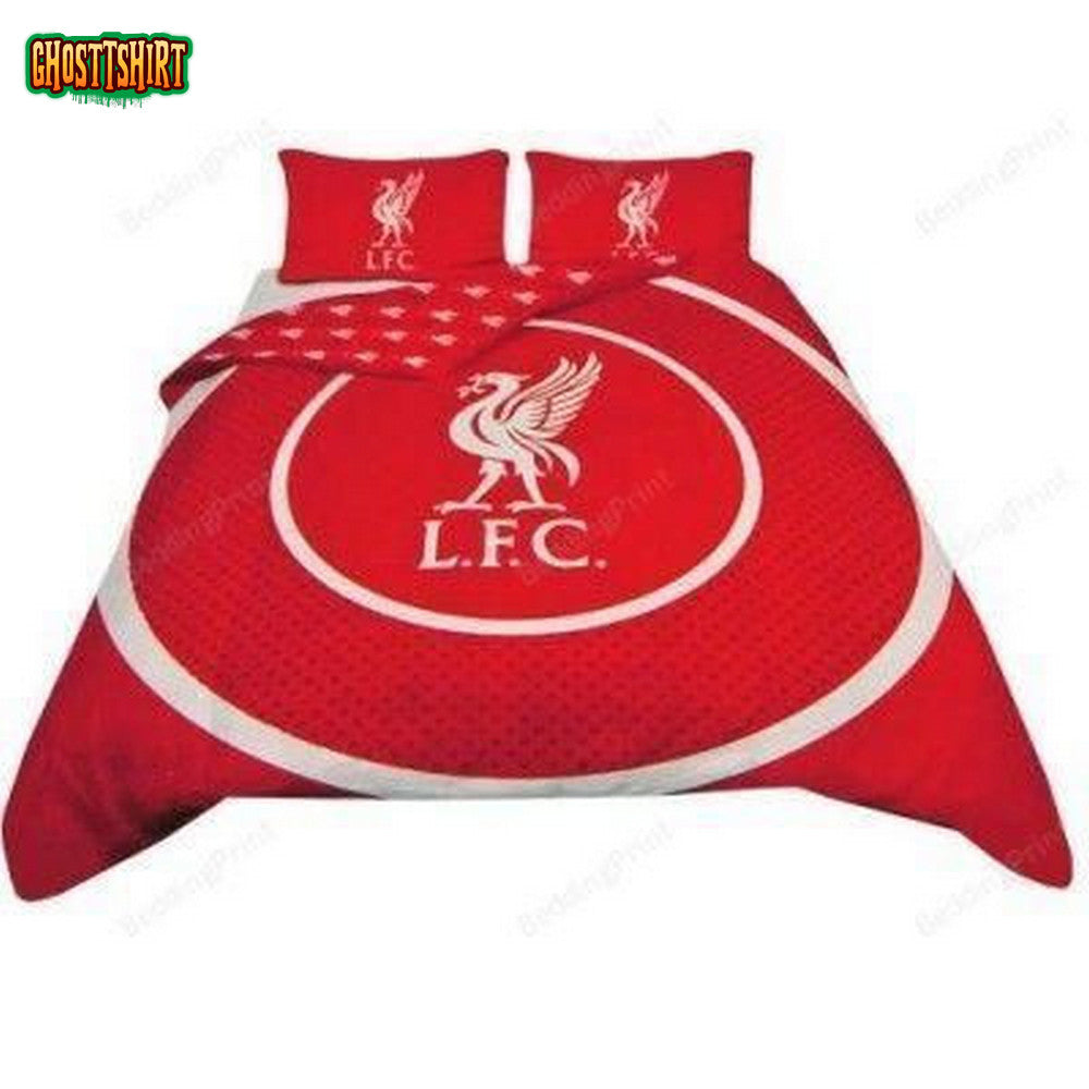 3D Liverpool Football Club Logo Soccer Bedding Set Ver 1