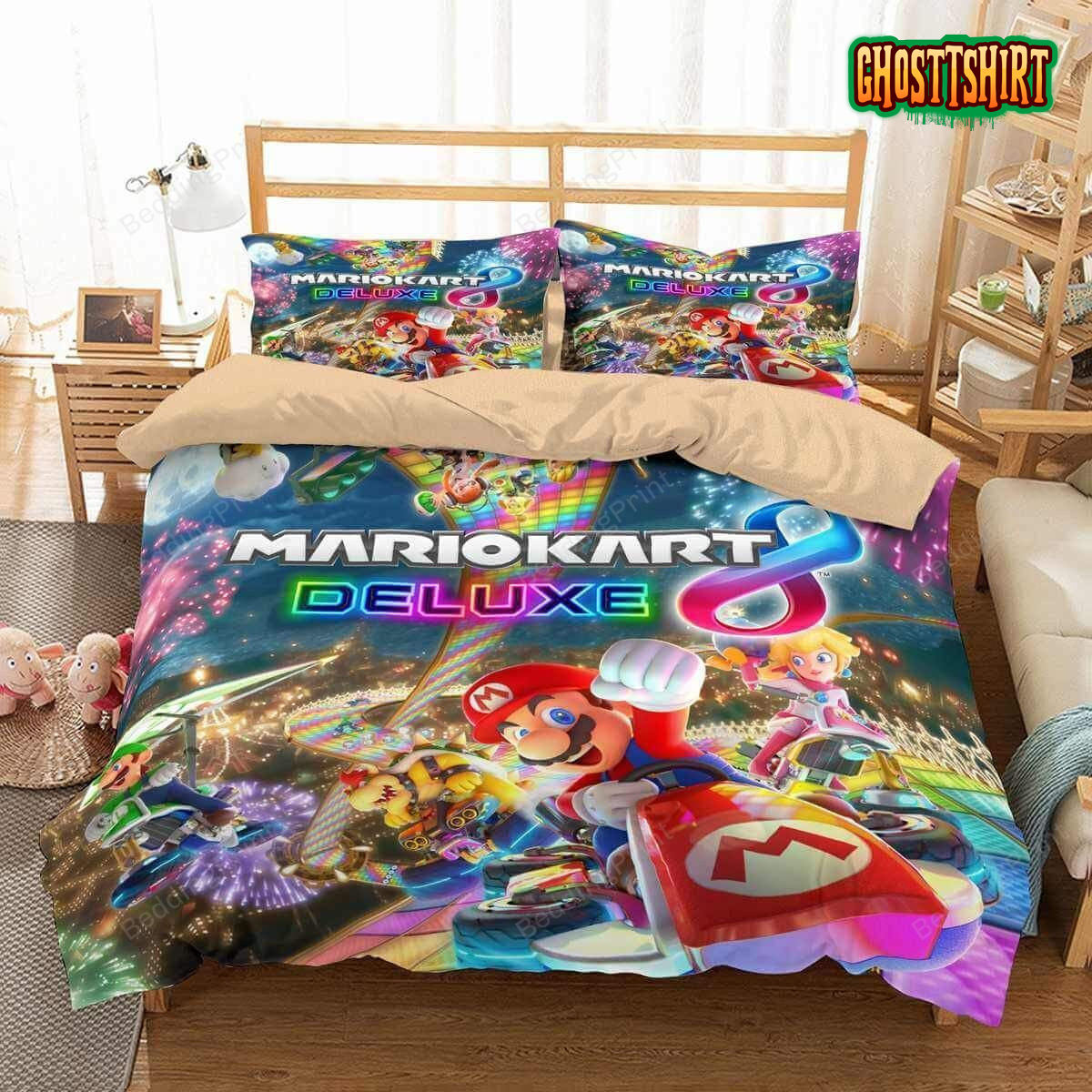 3D Mario Kart Duvet Cover 1 Bedding Set