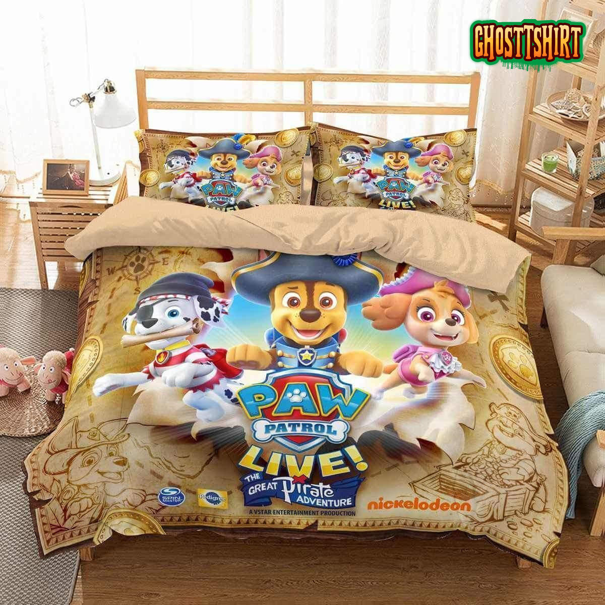3D Paw Patrol Duvet Cover 1 Bedding Set