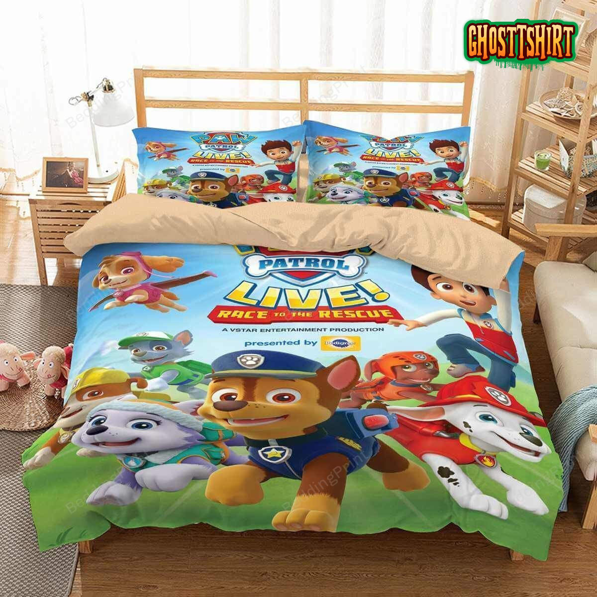 3D Paw Patrol Duvet Cover Bedding Set