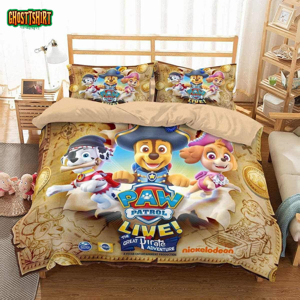 3D Paw Patrol Duvet Cover Bedding Set Ver 1