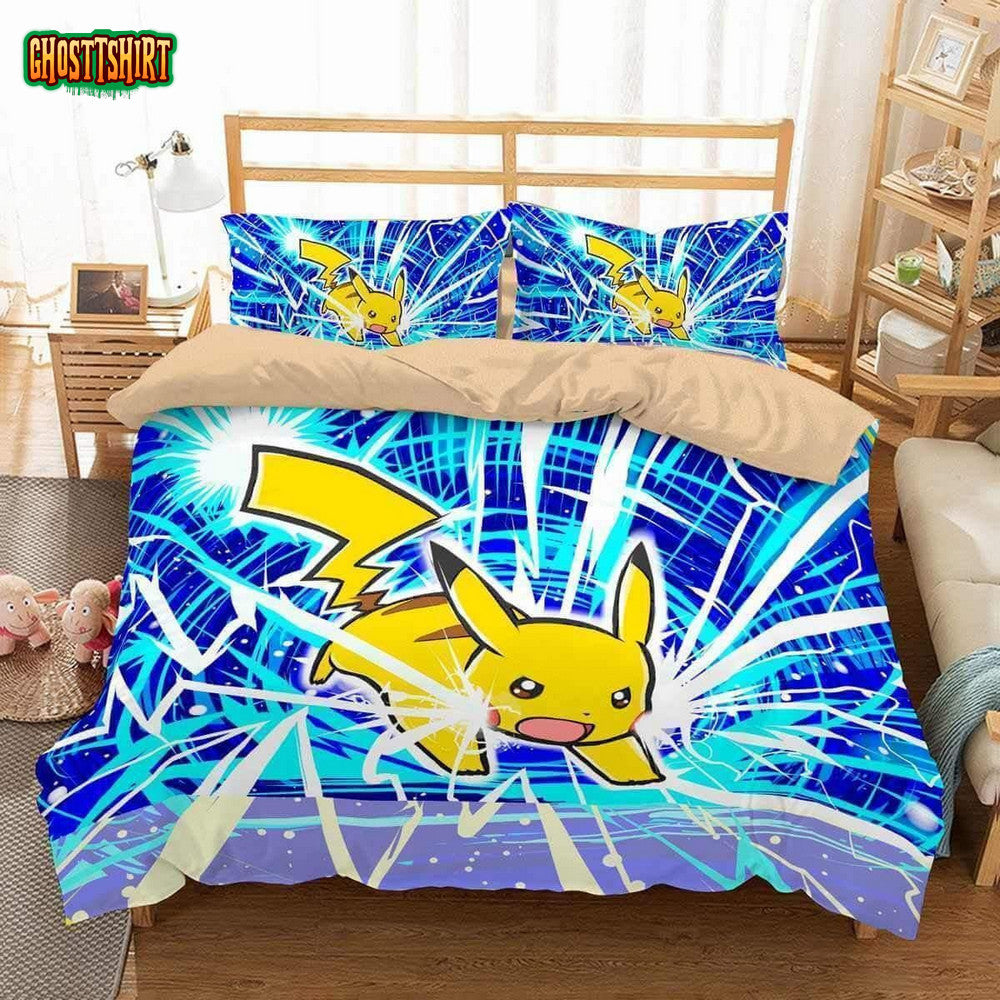 3D Pokemon Go Duvet Cover Bedding Set Ver 5