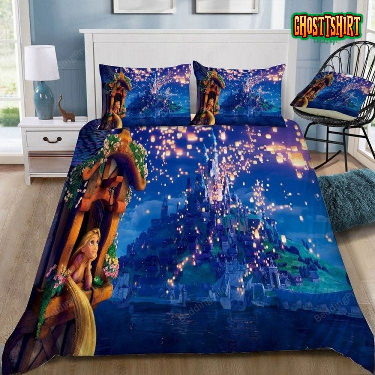 3D Rapunzel Disney Princess Tangled Bedding Set