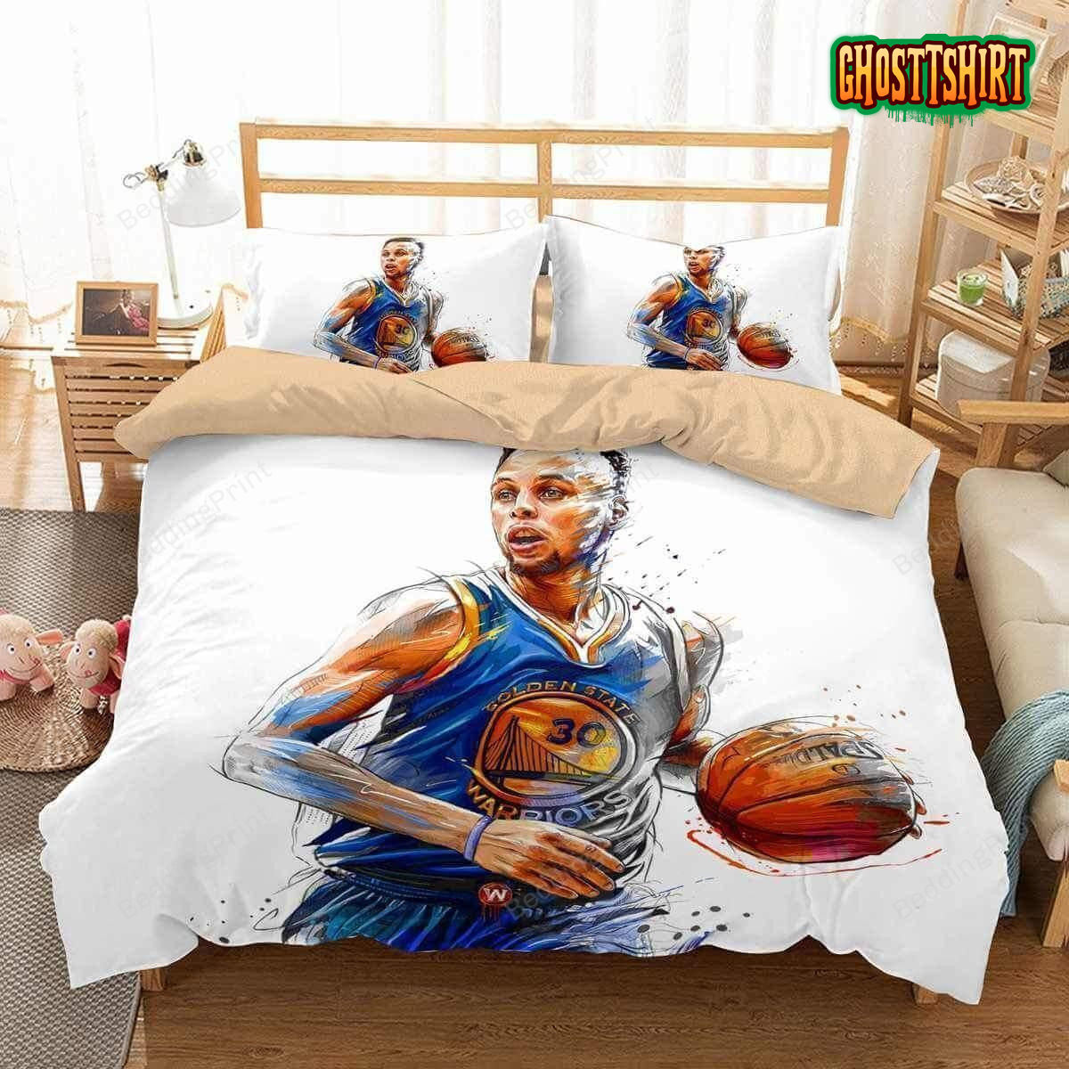 3D Stephen Curry Duvet Cover Bedding Set