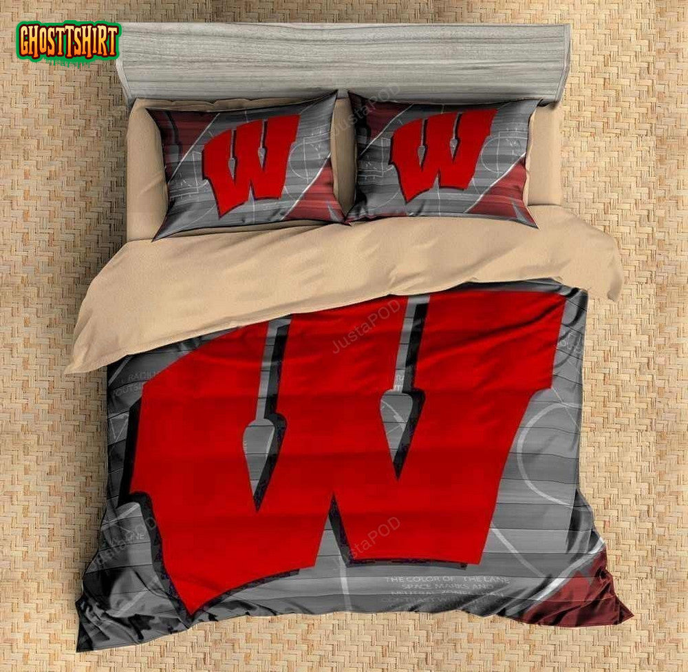 3D Wisconsin Badgers Bedding Set