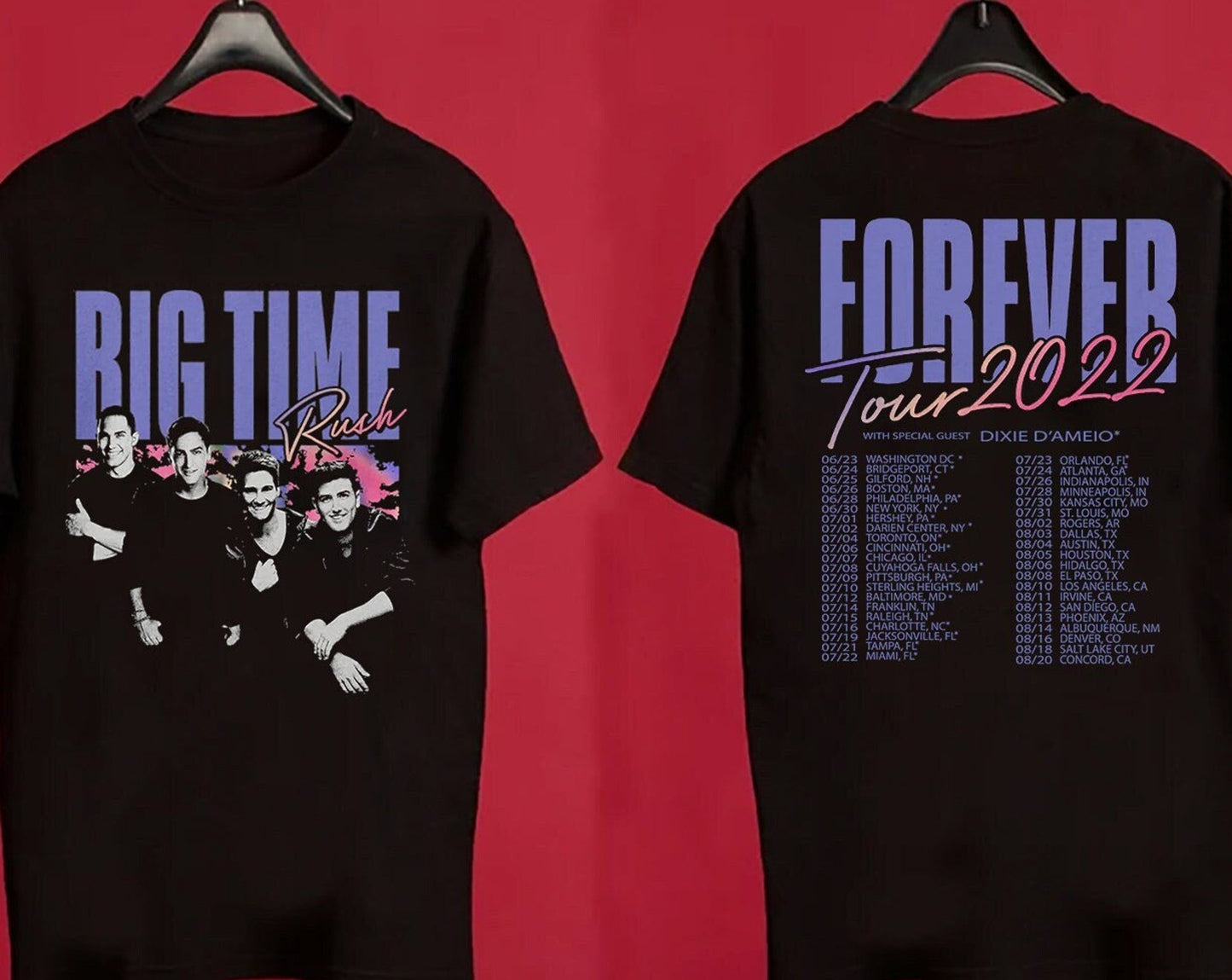 Big Time Rush Forever Tour 2022 Shirt, Big Time Rush Shirt, Big Time Rush Concert Tee