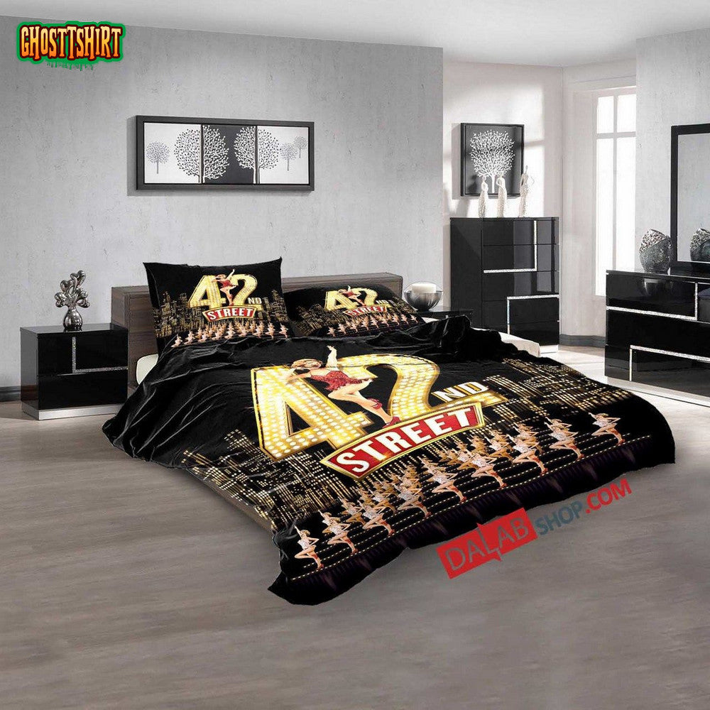 42nd Street Broadway Show D 3D Duvet Cover Bedroom Sets Bedding Set