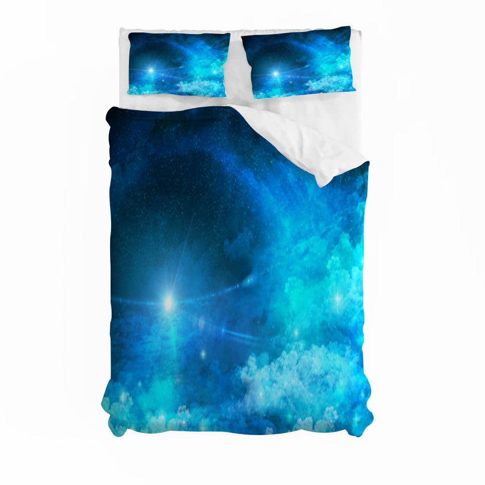 3D Blue Sky Sunshine Quilt Cover Set Bedding Set Duvet Cover Pillowcases 156