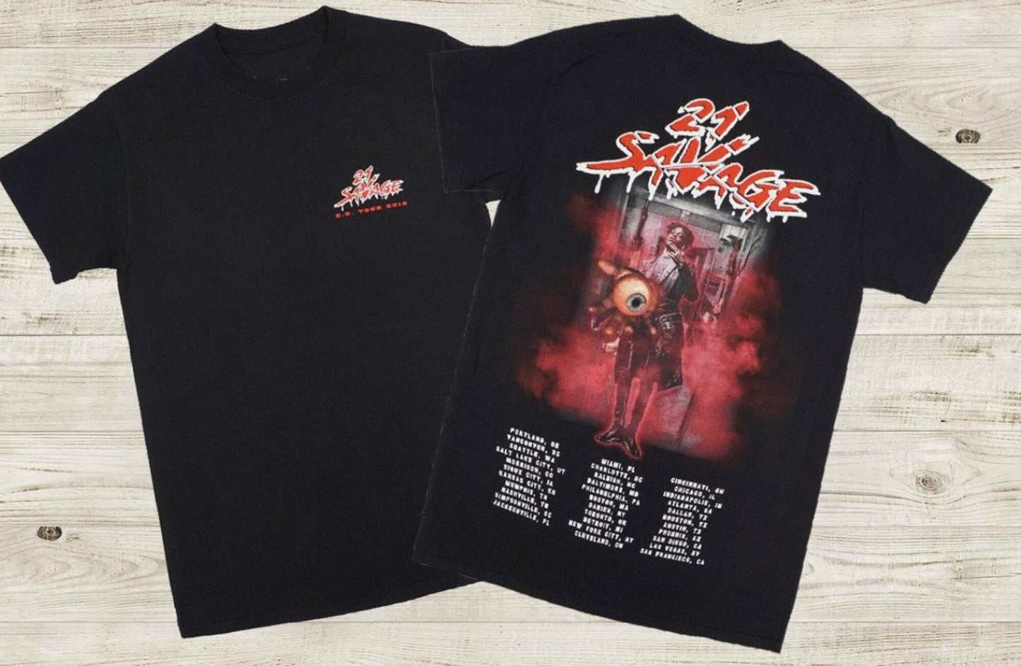 21 Savage Tour Shirt, 21 Savage Shirt, American Rapper