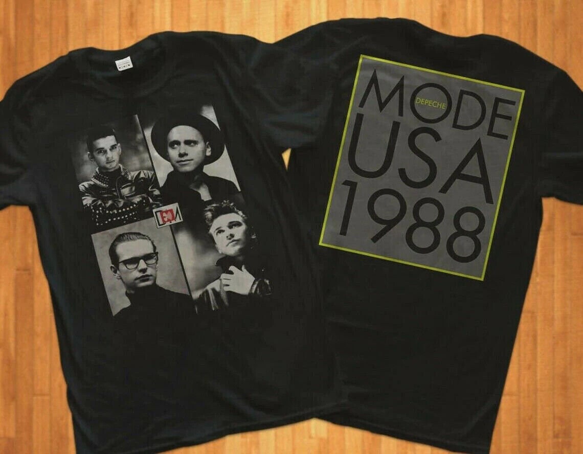 Vintage DEP Mode USATour 1988 Concert T Shirt