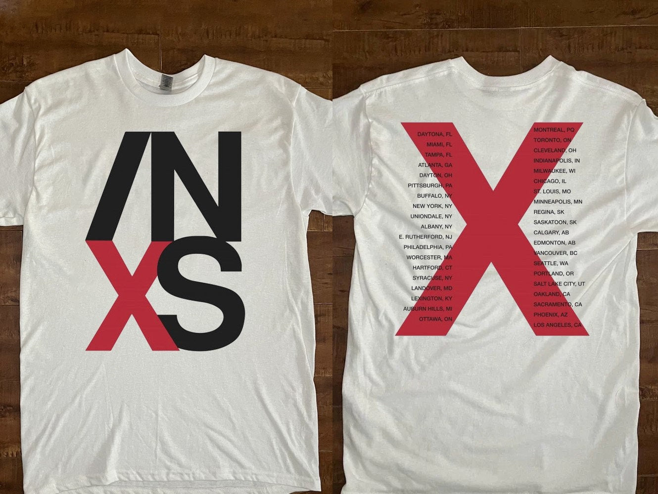 INXS X Factor Tour 1991 T-Shirt, INXS Band T-Shirt