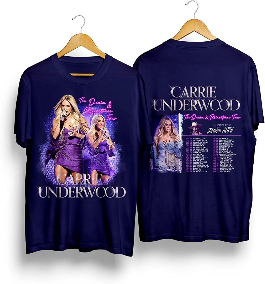 Tour Carrie Underwood Shirt, World Tour Carrie Underwood Concert 2023 T-Shirt