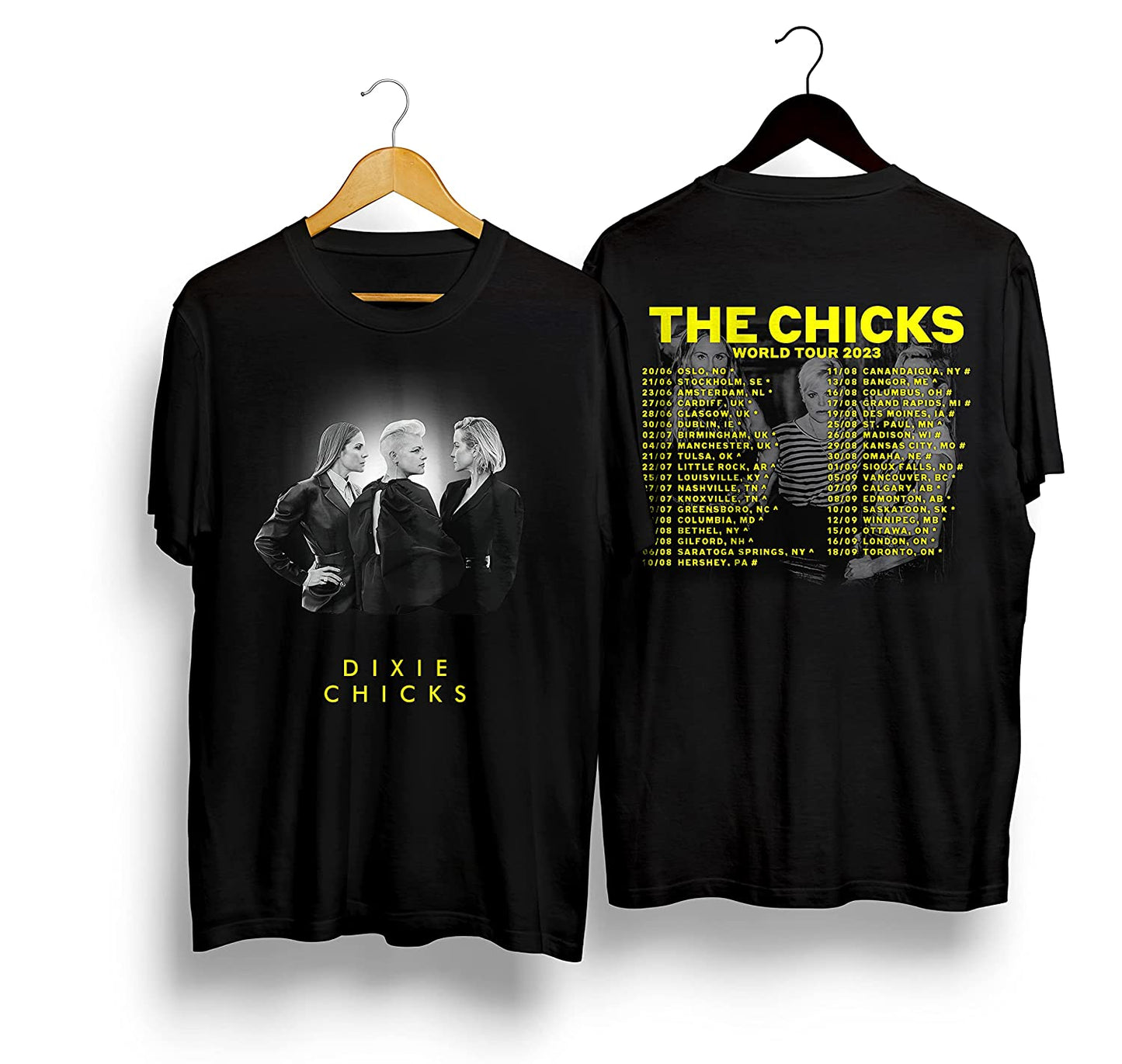 Vintage The Chicks Band Shirt, Dixie Chicks Band TShirt, World Tour 2023 Vintage Graphic