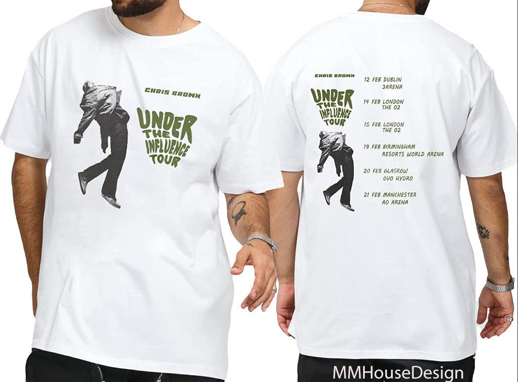 Chris Brown Under The Influence Tour 2023 T-Shirt