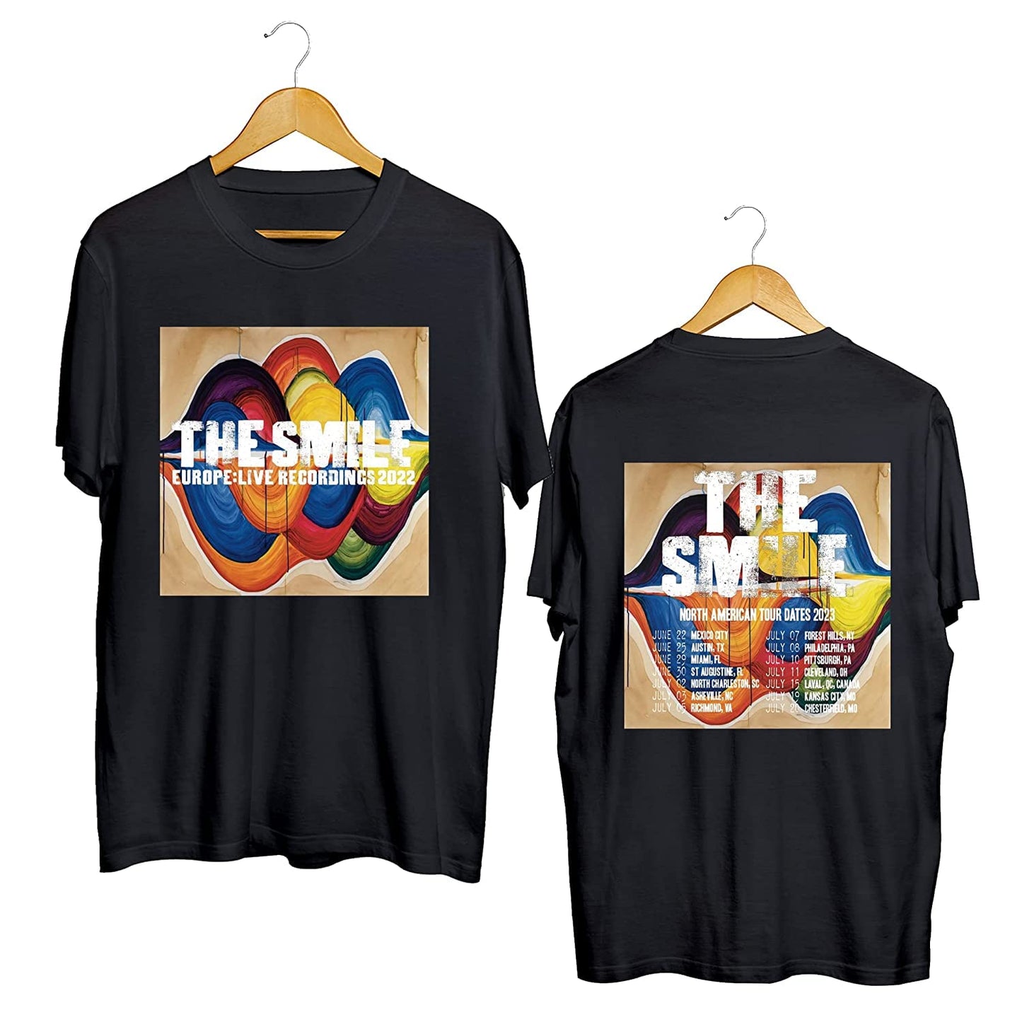 The Smile North American Tour 2023 Tour Shirt