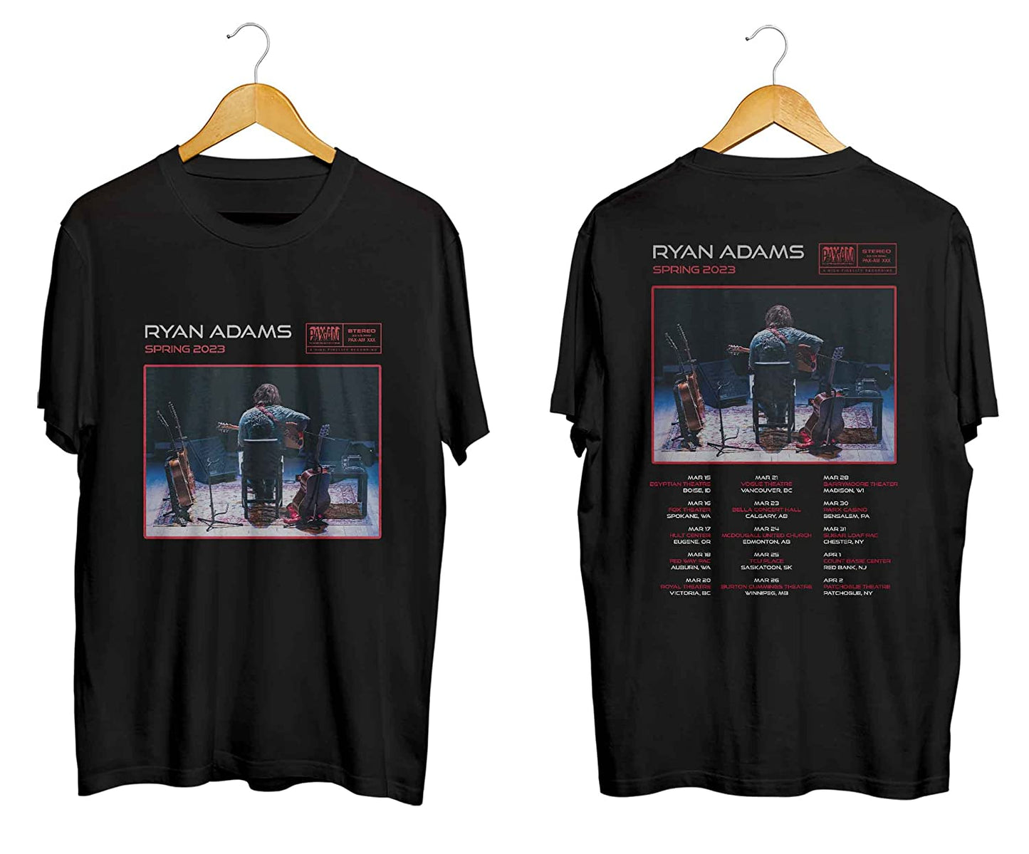 Ryan Adms Spring 2023 Tour Shirt