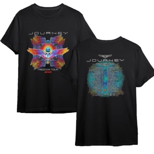 Journey Tour T-Shirt, Journey Freedom Tour 2023 50th Anniversary Shirt