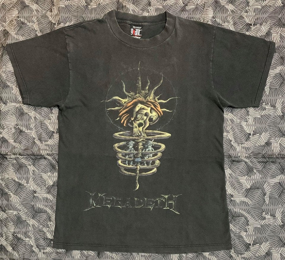 Megadeth Youthanasia North American Tour 1995 T-Shirt