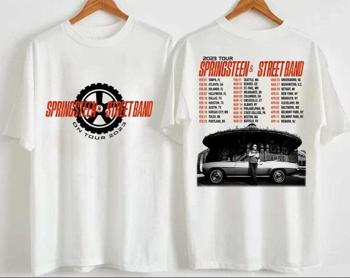 Bruce Springsteen 2023 Tour Shirt