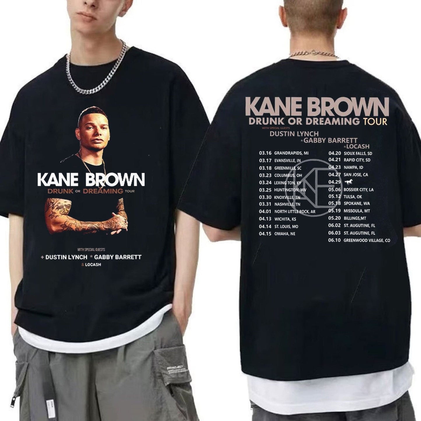 Kane Brown Drunk Or Dreaming Tour T-Shirt, Kane Brown 2023