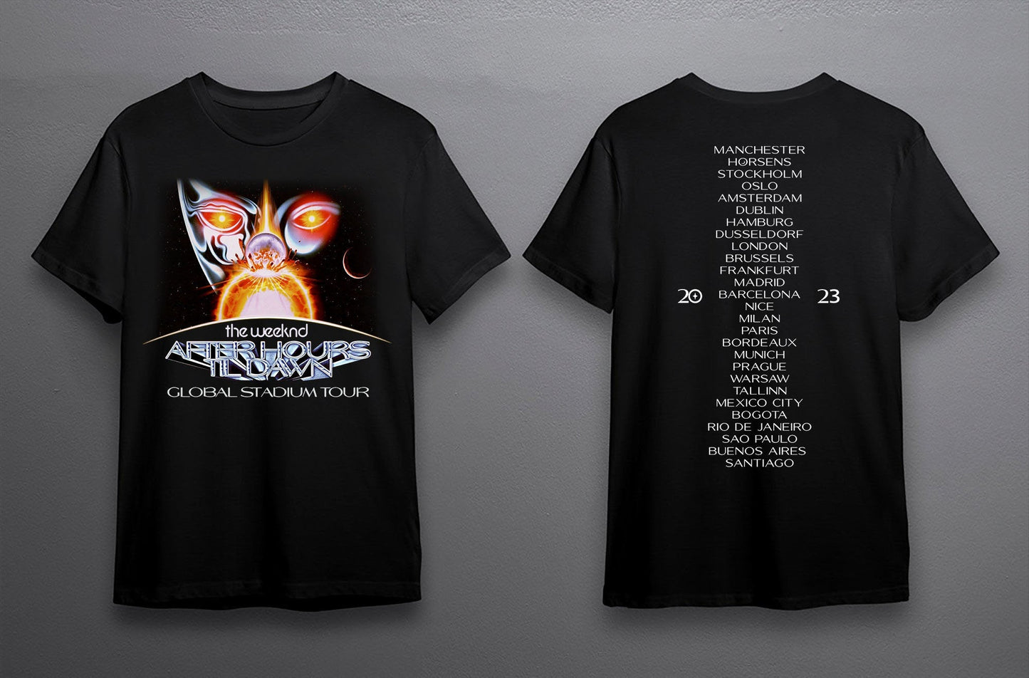 The W.eek.nd After Hours Til Dawn Tour 2023 Shirt, The W.eek.nd 2023 Merch
