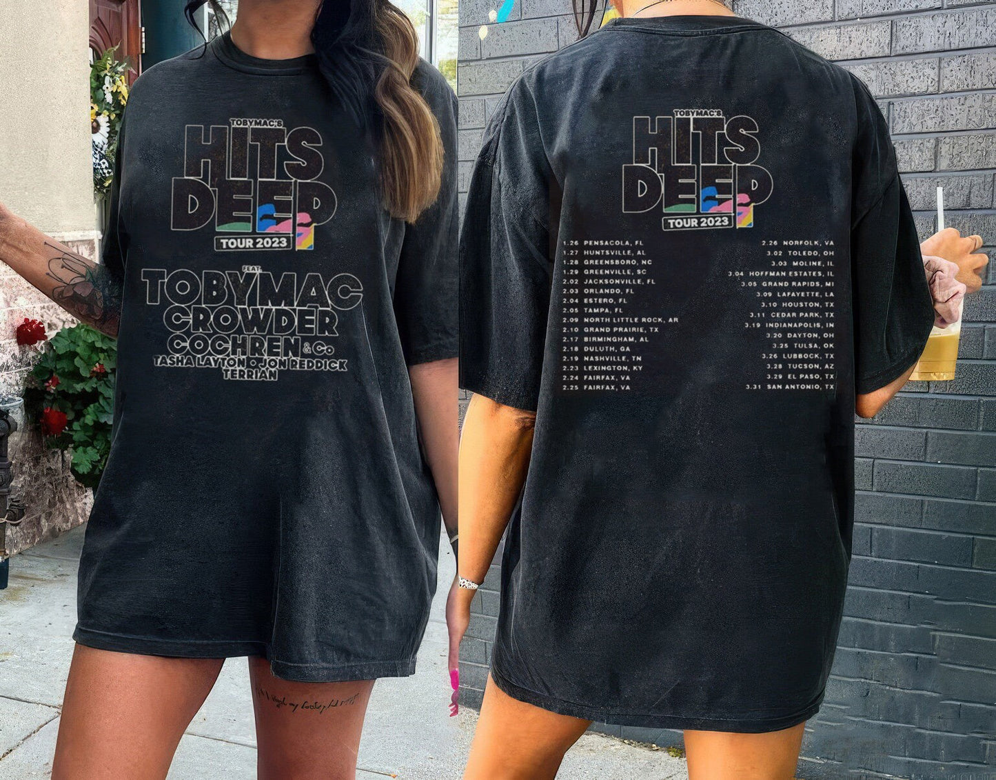 2023 TobyMac Hits Deep Tour T-shirt, TobyMac Tour 2023 T-shirt