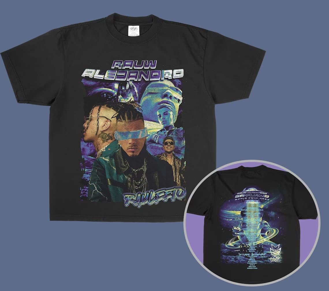 2023 Saturno Tour Rauw Alejandro Shirt, Rauw Alejandro Saturno World Tour 2023 T-Shirt, Rauw Alejandro Concert