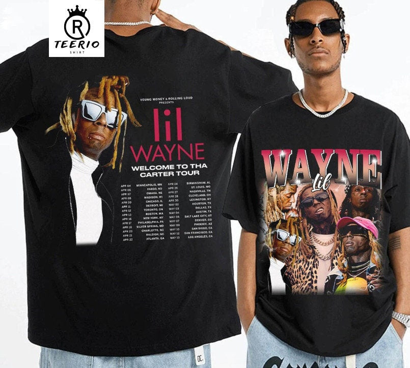 Lil Wayne Rapper 2023 Tour T-Shirt, Trendy Lil Wayne Rapper Unisex T-shirt