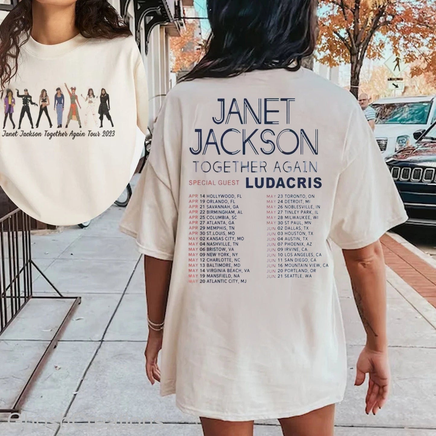 Janet Jackson Shirt, Janet Jackson Together Again Tour 2023 Shirt