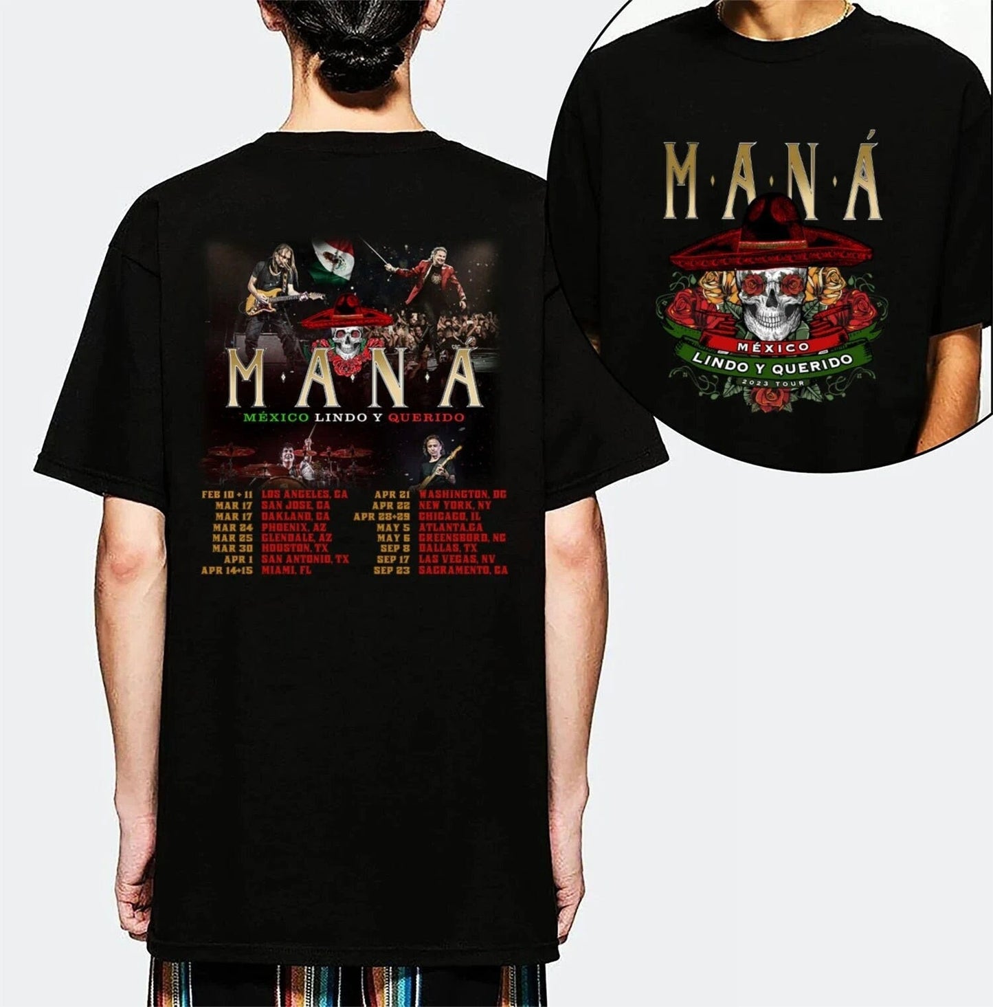 MEXICO Cute and dear tour Shirt, Music Tour 2023 Shirt
