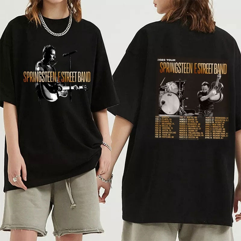 Bruce Springsteen 2023 Tour Shirt, Springsteen n E Street Band Tour Shirt