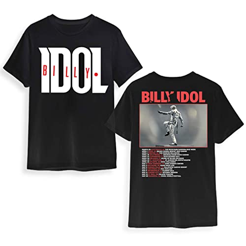 Bi.lly Id.ol Live Tour 2023 Double Sided T-Shirt, Bi.lly Id.ol Concert 2023 Shirt, Bi.lly Id.ol World Tour 2023 Shirt