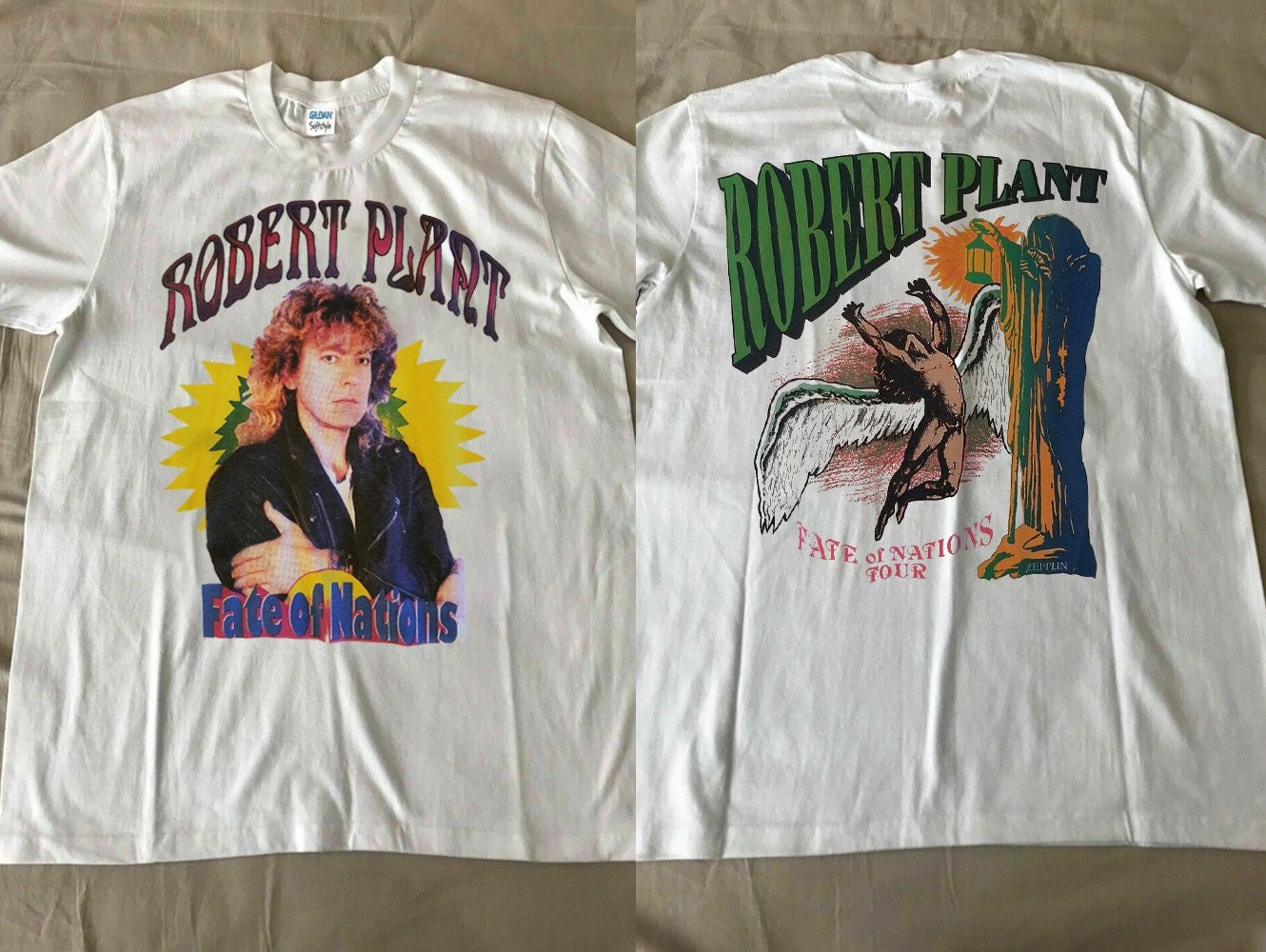 Robert Plant Fate Of Nations Tour 1993 T-Shirt