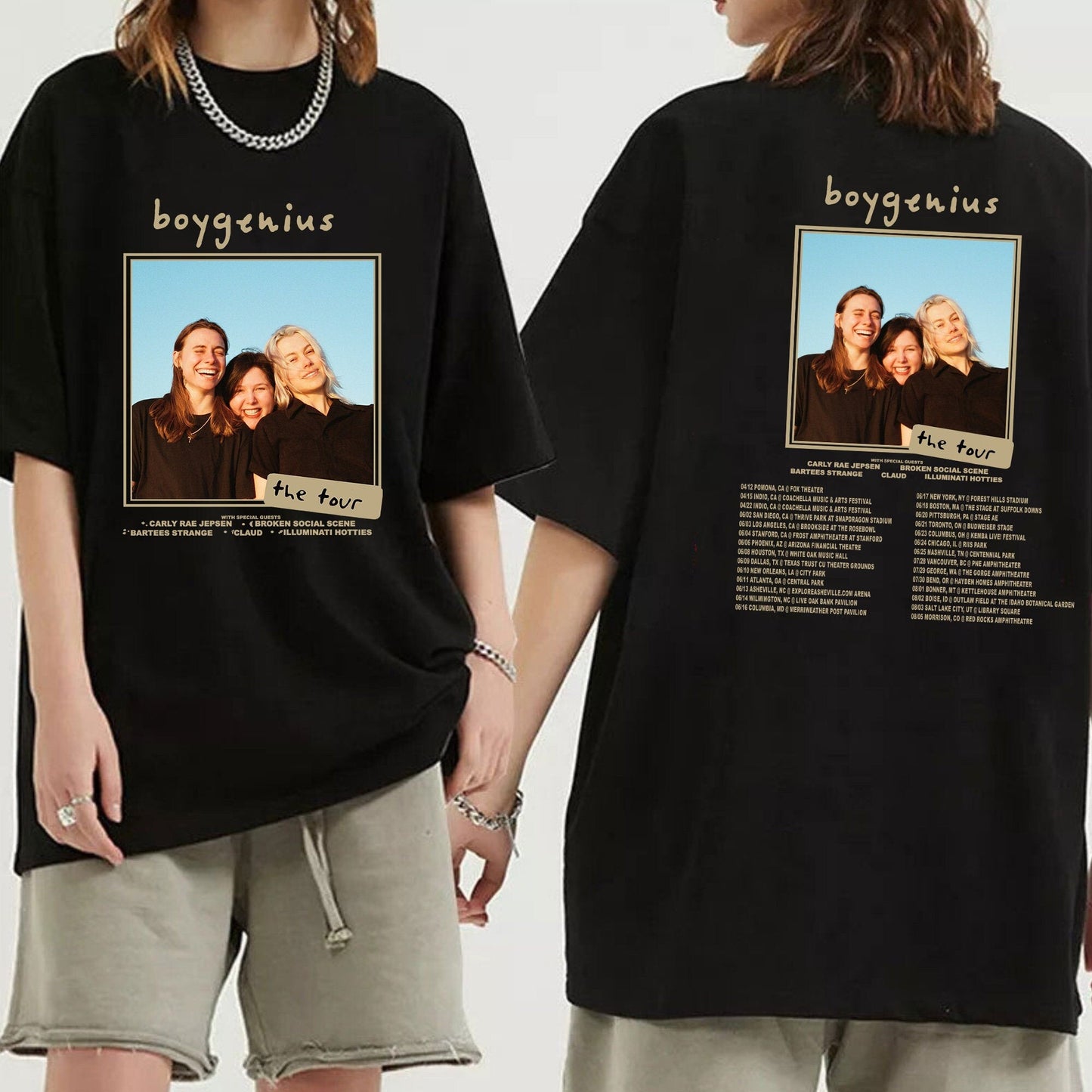 Boygenius Reset Concert Tour 2023 Shirt, Boygenius Band Fan Shirt