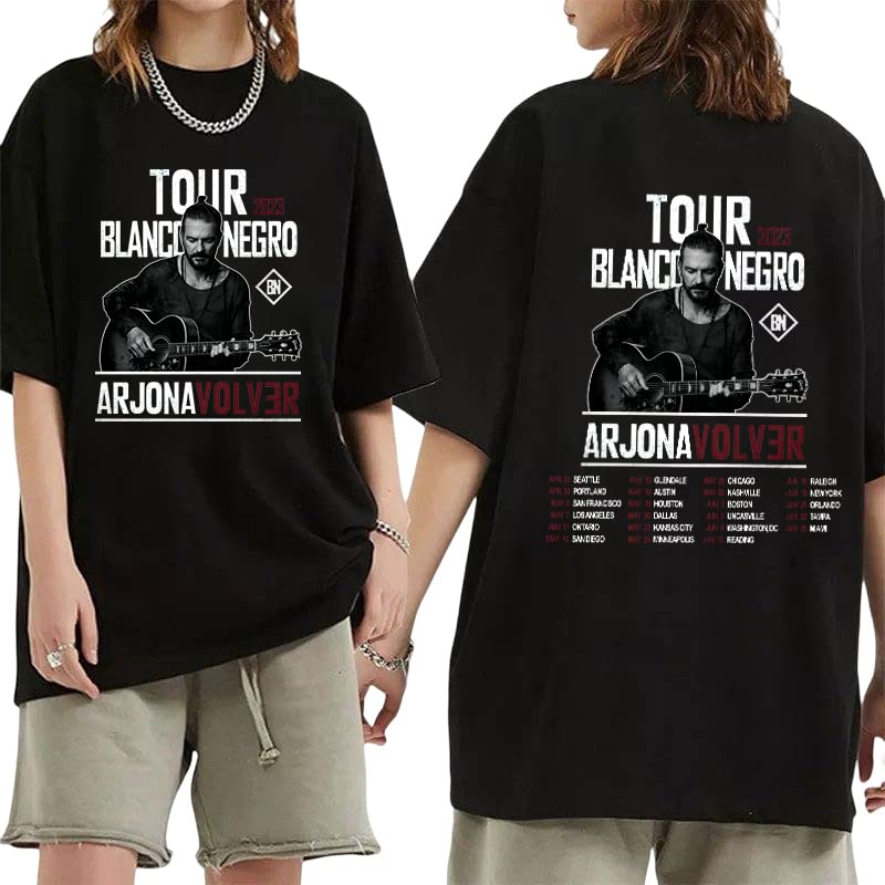 Ricardo Arjona Shirt, Black and White Arjona Back 2023 T-Shirt