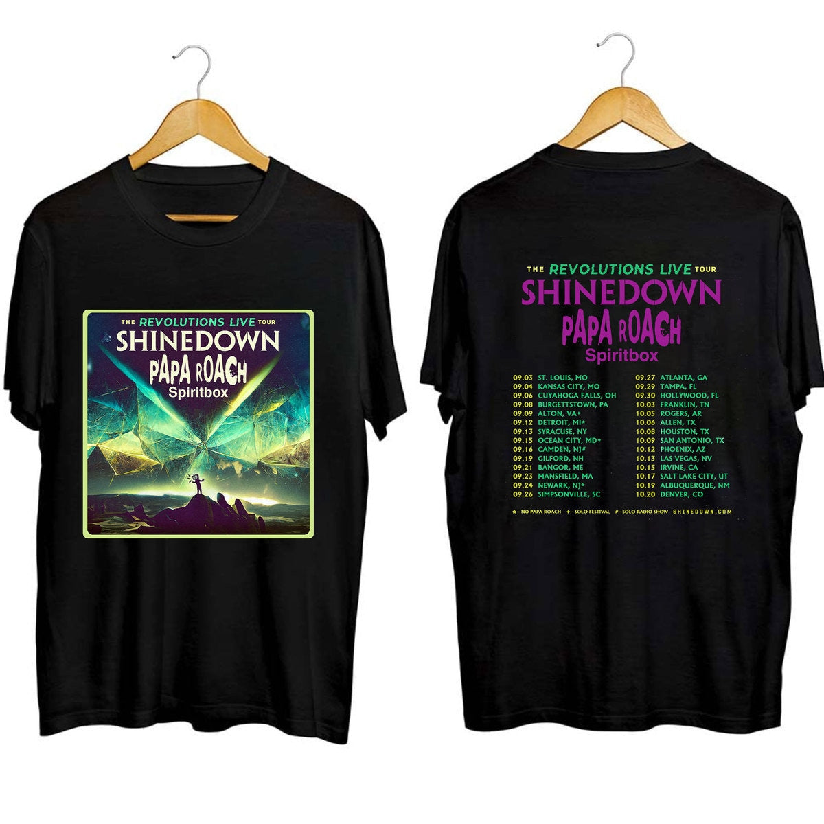shine down The Revolutions Live Tour 2023 Shirt