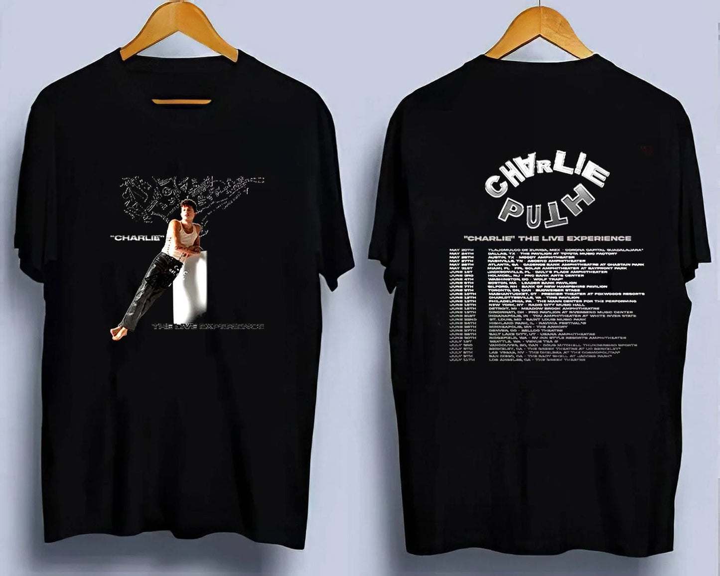 Charlie Puth Music Shirt, Charlie Puth 2023 Tour Shirt