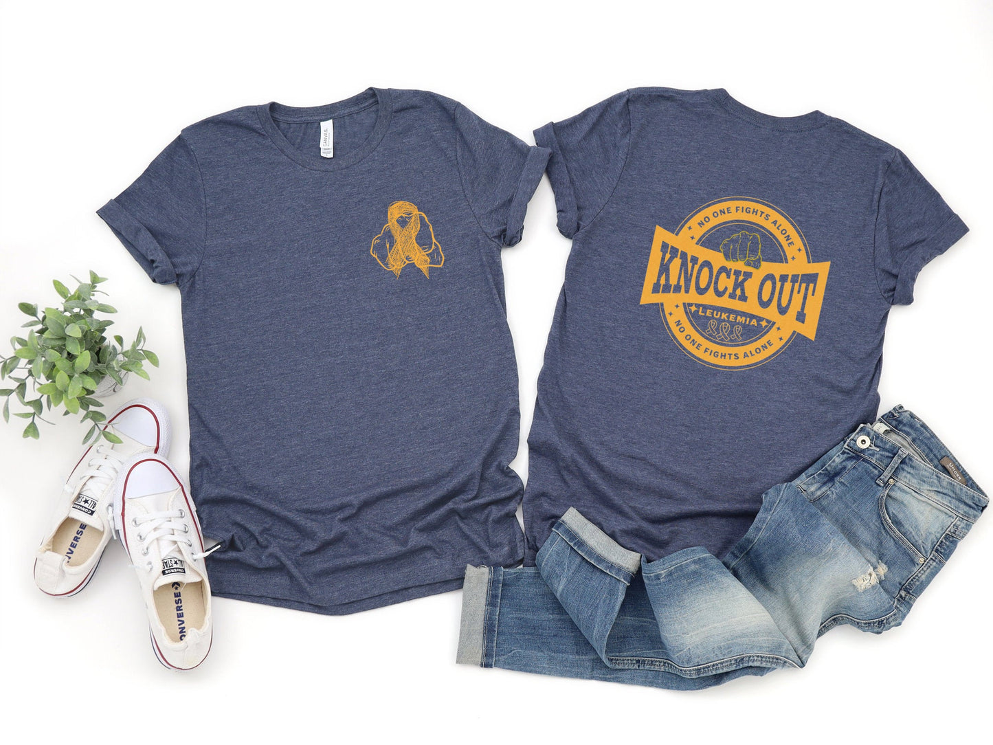 Leukemia Awareness Shirt, No One Fights Alone, Leukemia Support T Shirt, Cancer Awareness Shirt, Leukemia Patient Gift, Custom Cancer Shirt